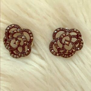 Floral - never used - earrings